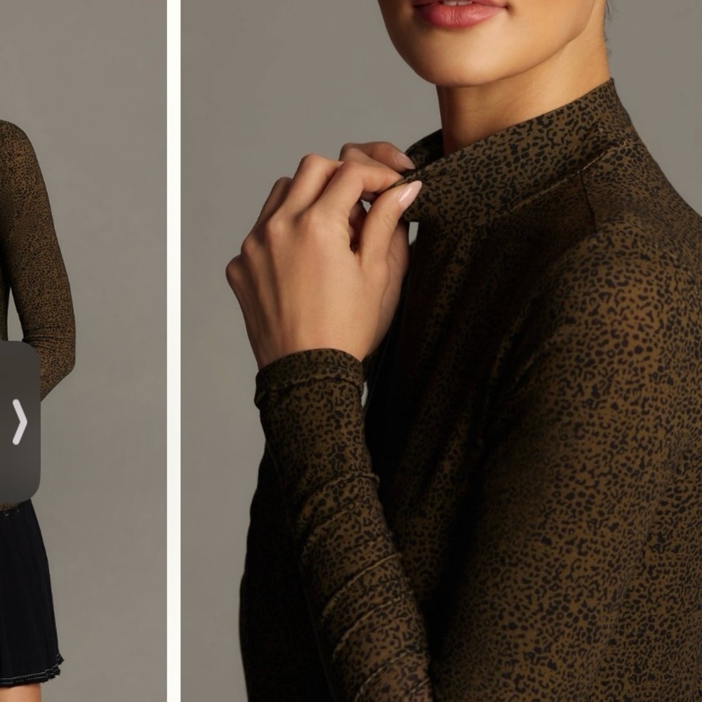 Anthropologie Scotch & Soda Printed Long Sleeved Mockneck Top - Picture 5 of 9
